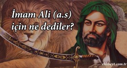 İmam Ali İçin Ne Dediler?