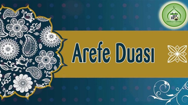 Arefe Duası (Arapça – Türkçe)